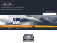 Tablet Screenshot of alden.com